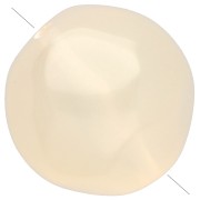 Champagne - 12 mm irregular round faceted beads, clear resin - Champagne x4 12 mm irregular round faceted beads, clear resin - Champagne x4