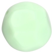 Light Green - 14 mm round irregular faceted beads in opaque resin - Pastel green x1 14 mm round irregular faceted beads in opaque resin - Pastel green x1