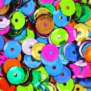 Set of spangles cups  6mm Multicolore Metalic x10g|raw }}