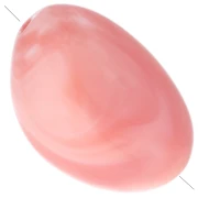 13.5x9 mm irregular nugget beads in opaque resin - Marbled coral x8