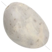 13.5x9 mm irregular nugget beads in opaque resin - Linen marbled glitter x8