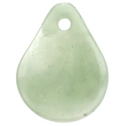 Curved flower petals 14x10.5 mm in resin - Lichen marbled x8