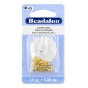 Crimp beads 2x1.9 mm - Gold x51