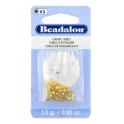 Crimp beads 2x1.9 mm - Gold x51
