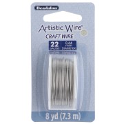 0.64 mm Round Artistic Wire - 304 Stainless Steel x 7.3 m