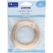 Artistic Wire Copper Wire 1.6 mm - Tarnish-Resistant Gold-Plated Silver x7.6 m