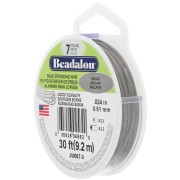 Beading wire 7 strands 0.61mm Steel x9,2 m|raw }}