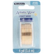 Artistic Wire 1 mm Copper Wire - Gold-Plated, Tarnish-Resistant x 3.6 m