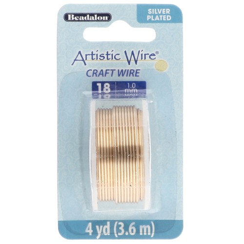 Artistic Wire 1 mm Copper Wire - Gold-Plated, Tarnish-Resistant x 3.6 m