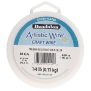Artistic Wire 1 mm Copper Wire - Gold-Plated, Tarnish-Resistant x 15.8 m