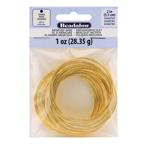 50 mm Memory Bracelet - Gold x 73 wraps