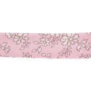 Pink - Liberty Fabric Bias Tape - Capel - Pink - Nude x 1 m Liberty Fabric Bias Tape - Capel - Pink - Nude x 1 m