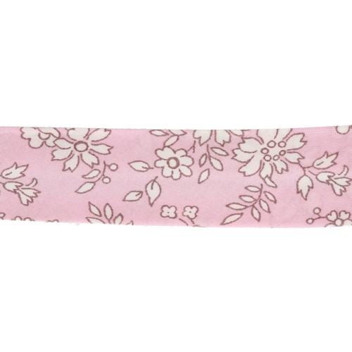 Liberty Fabric Bias Tape - Capel - Pink - Nude x 1 m