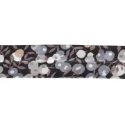 Liberty Fabric Bias Tape - Wiltshire - Dark Brown - Taupe - Gray x 1 m