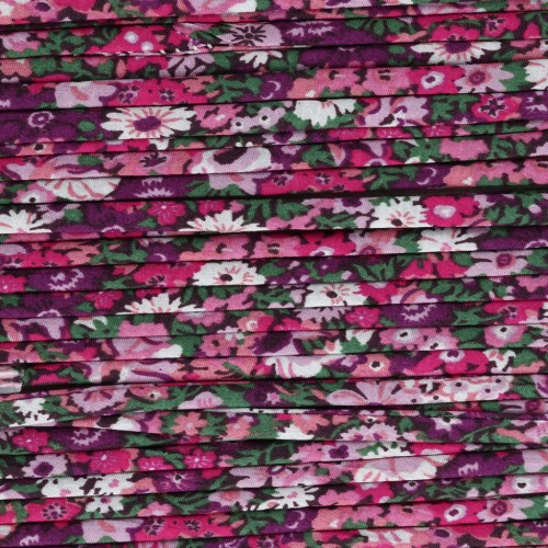 Liberty Fabric Ribbon - Thorpe Hill - Rosy Pink x 1 m