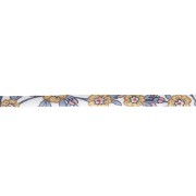 Liberty Fabric Cord - Empress - White - Blue-Gray - Ochre x 1 m
