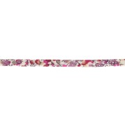 Liberty Fabric Ribbon - Emma and Georgina - White - Pink - Purple x 1 m