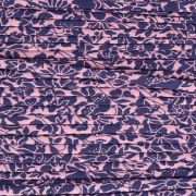 Liberty Fabric Cord - Meadowland - Pink - Midnight Blue x 1 m