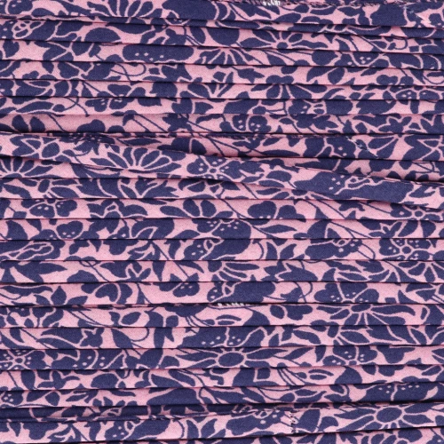 Liberty Fabric Cord - Meadowland - Pink - Midnight Blue x 1 m