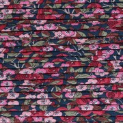Liberty Fabric Ribbon - Nectar - Midnight Blue - Green - Red x 1 m