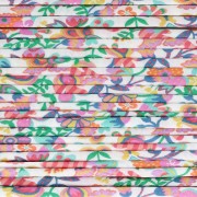 Liberty Fabric Cord - Phoebe - Green - Orange - Pink x 1 m