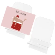 Acrylic Business Card Holder, 12x7 cm - Business Card Holder - Clear x1