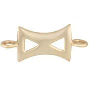 Openwork Spacer, 17.5x8 mm - Fine gold plated x1
