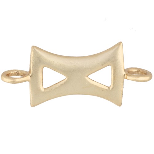 Openwork Spacer, 17.5x8 mm - Fine gold plated x1