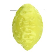 13x9 mm lemon bead in opaque acrylic - Light green x10