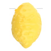 Yellow - 13x9 mm lemon bead in opaque acrylic - Yellow x10 13x9 mm lemon bead in opaque acrylic - Yellow x10