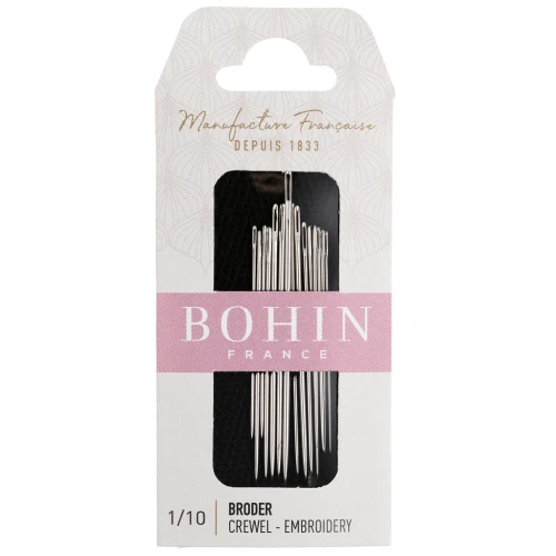 Embroidery Needles - Bohin - No. 1/10 x15