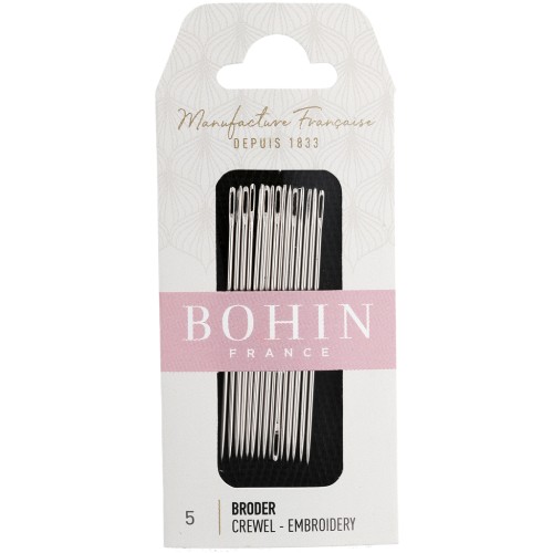Embroidery Needles - Bohin - No. 5 x 15