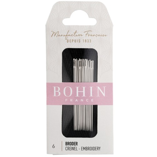 Embroidery Needles - Bohin - No. 6 x 15