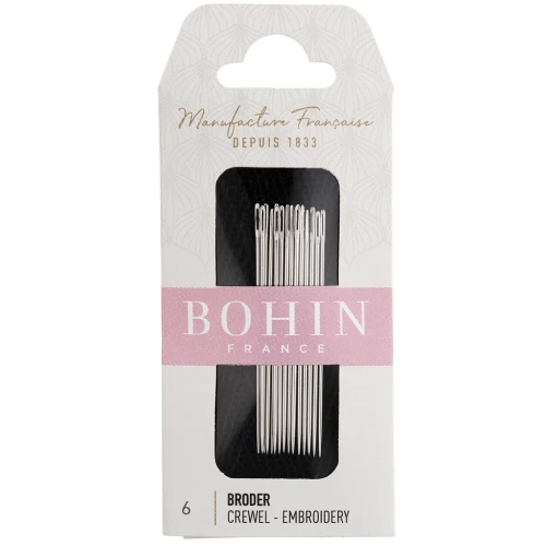 Embroidery Needles - Bohin - No. 6 x15