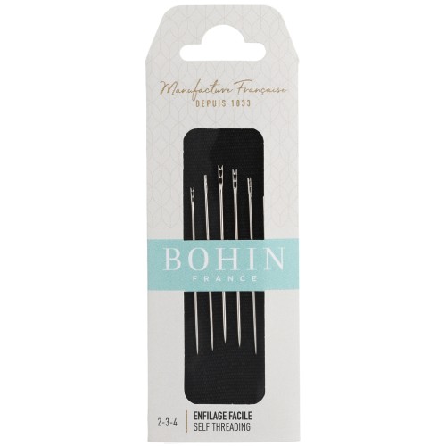 Easy-to-Thread Needle Assortment - Bohin - No. 2, No. 3, and No. 4 (6 each)