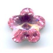 Cabochon Fleur Swarovski 4744 10 mm Light Rose x1