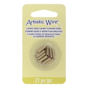 Multi-size (12, 14, & 16 gauge) setting-type wire connectors - Brass x21