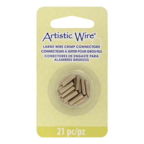 Multi-size (12, 14, & 16 gauge) setting-type wire connectors - Brass x21