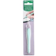 Clover Amour No. 8 Crochet Hook, 0.90 mm Steel, with Mint Pastel Handle x1