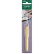 Clover Amour No. 2 1.50 mm Steel Crochet Hook with Pastel Yellow Handle x1