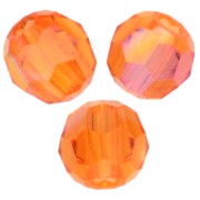 PureCrystal 5000 3 mm Round Beads - Sun Shimmer x20