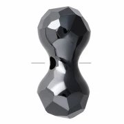 Modular Bead PureCrystal 5150 11x6 mm - Jet Hematite x1