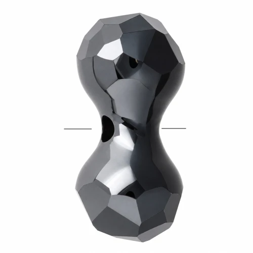 Modular Bead PureCrystal 5150 11x6 mm - Jet Hematite x1