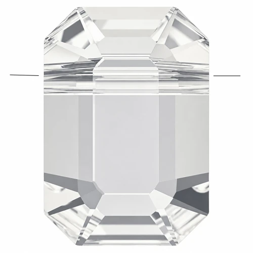 PureCrystal 5514 Pendulum Bead, 8x5.5 mm - White Opal x1