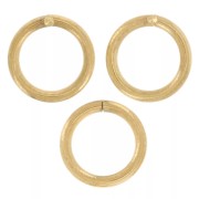 Closed Rings 5x0.7 mm - Gold-Plated 316L Stainless Steel x100