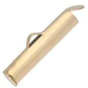 24 Carats gold - 20 mm Stainless Steel 304 Gold-Plated Bead-Wrap End Caps for Seed Beads & Delica Beads (2-Pack) 20 mm Stainless Steel 304 Gold-Plated Bead-Wrap End Caps for Seed Beads & Delica Beads (2-Pack)