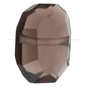 Irregular cut bead 14x18 mm - Smoky Quartz x1