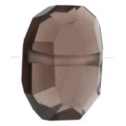 Irregular cut bead 14x18 mm - Smoky Quartz x1