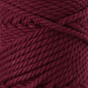 3 mm Cotton Cord Spool for Macramé - Garnet x 50 m