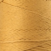 Organic Cotton Detox XL Combed Macramé Cotton Cord Spool - Mustard x200m